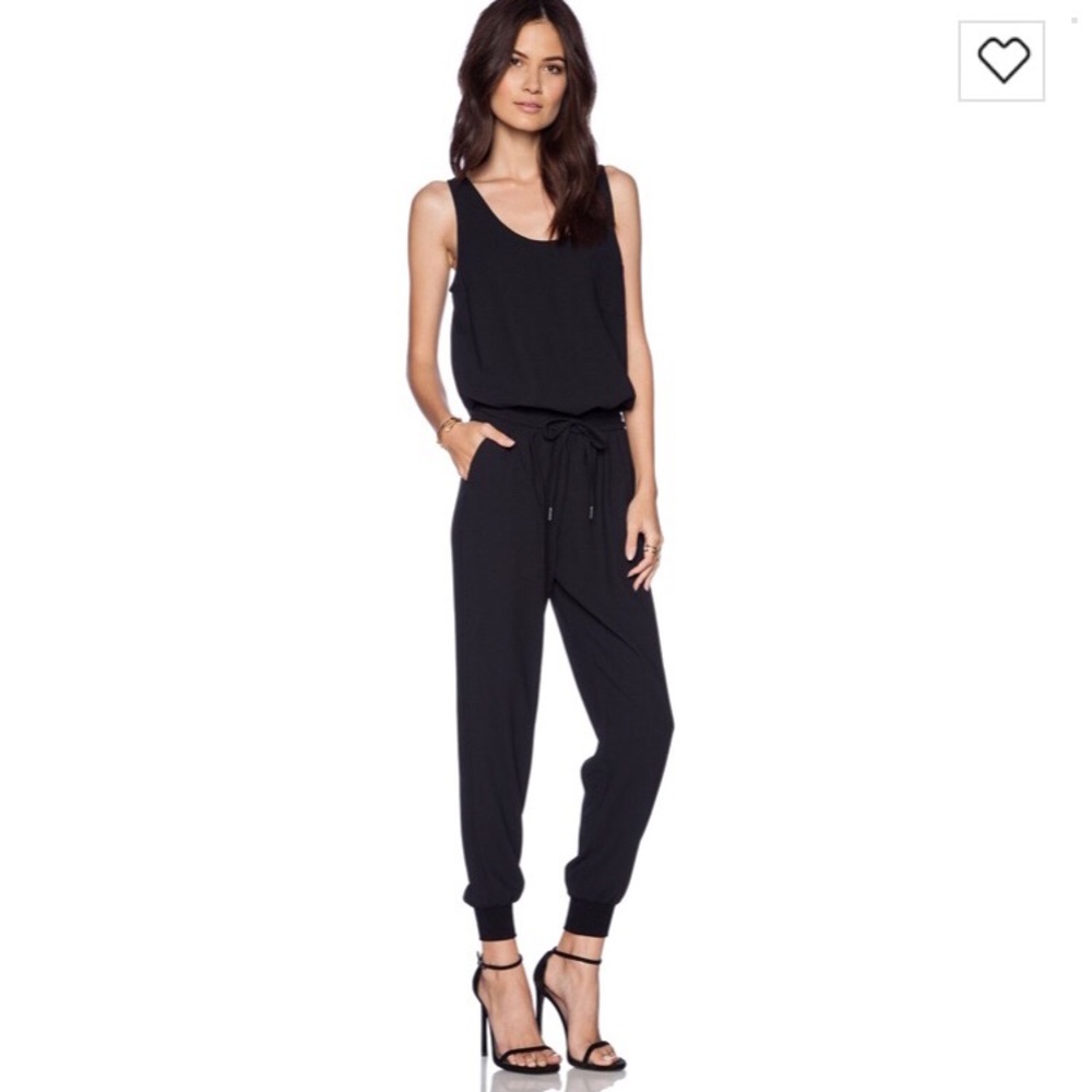 Joie Mardalina Crepe Jumpsuit Small